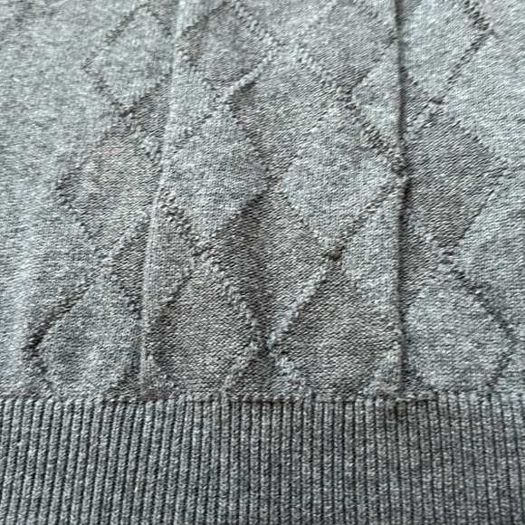 CLAIRBORNE Axcess Gray Vest Argyl Motif XL - Picture 5 of 5